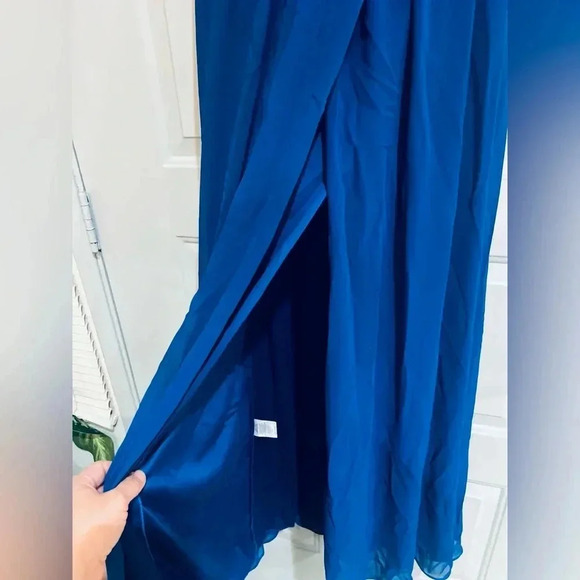 Prome, weeding dress special event women’s size 3 preowned blue dress - Picture 3 of 15